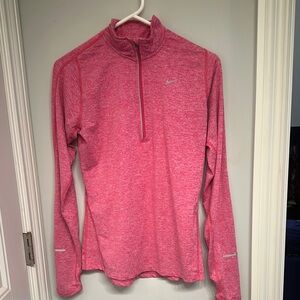 Nike Women's Pink Long Sleeve Top size small